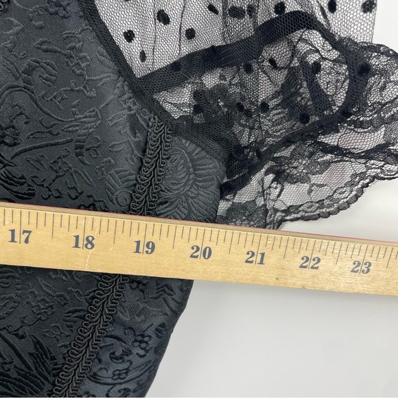 gothic corset 5xl puff sleeves lace black - Picture 7 of 7